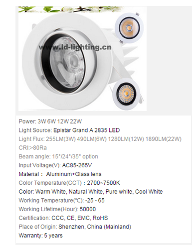 LED DownLighters