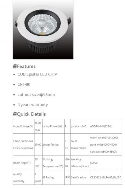 LED DownLighters