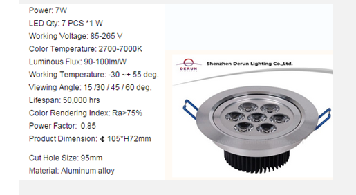 LED DownLighters