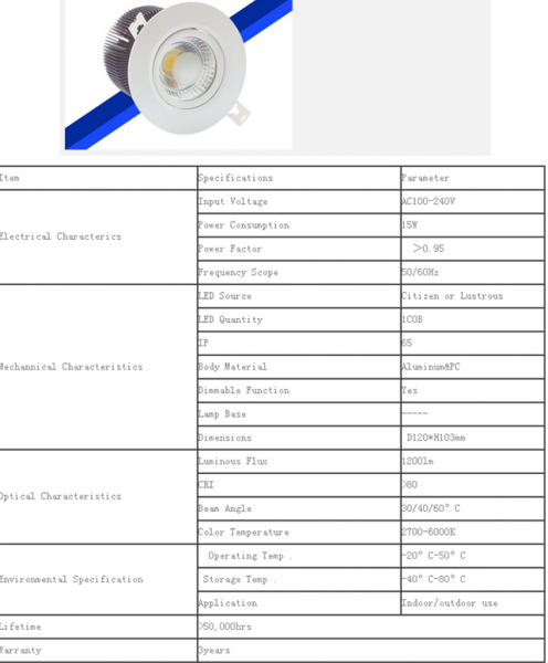 LED DownLighters