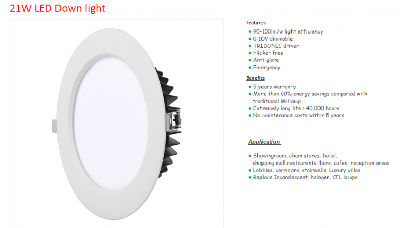 LED DownLighters