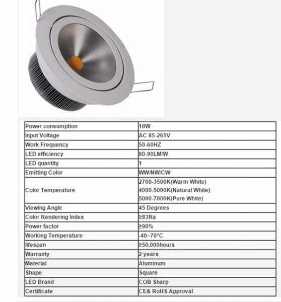 LED DownLighters