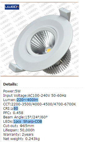 LED DownLighters