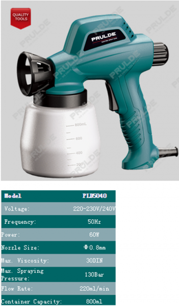 Electric spray gun