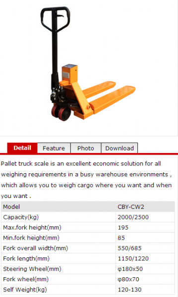 Hand Pallet Truck