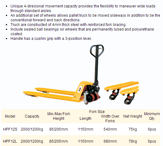 Hand Pallet Truck