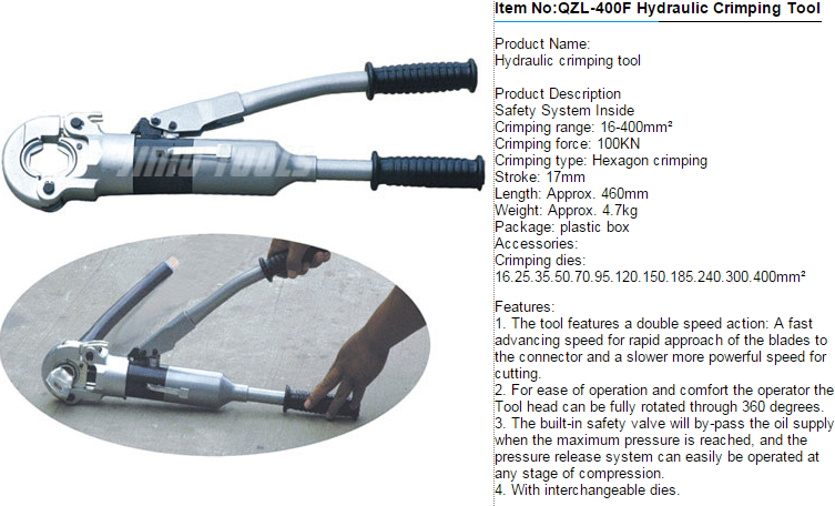 Hydraulic Crimping Tool