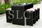 Rattan Bar Furniture Set (SC-A7334)