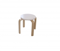 White S stool