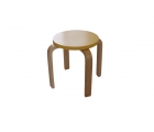 Yellow S stool