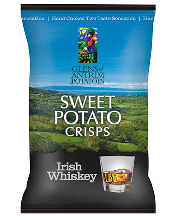 Sweet Potato Crisps Irish Whiskey