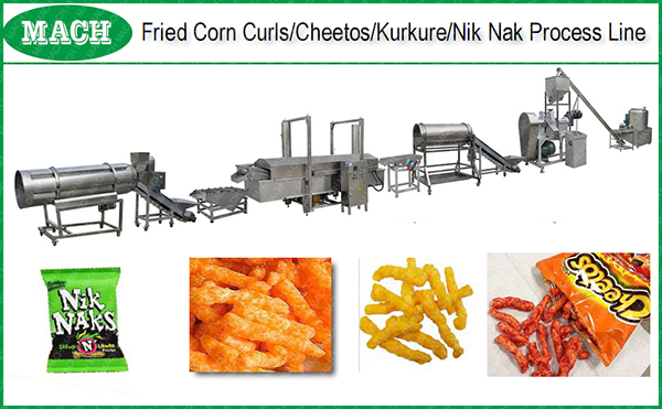 Puffed food production line