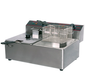 Electric twin-tank fryer