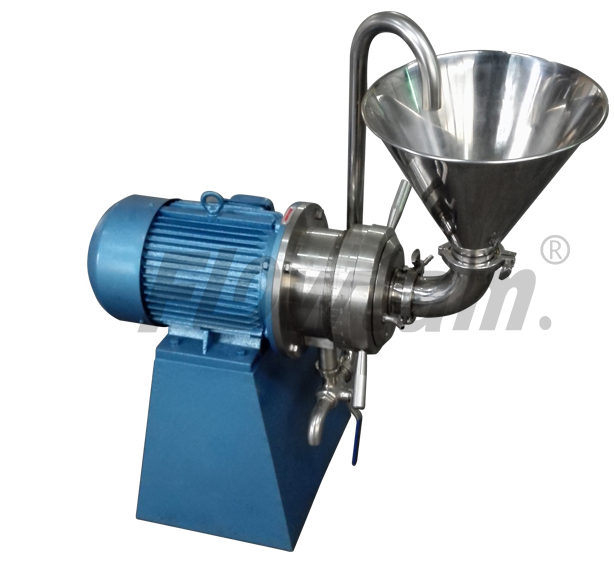 Horizontal colloid mill