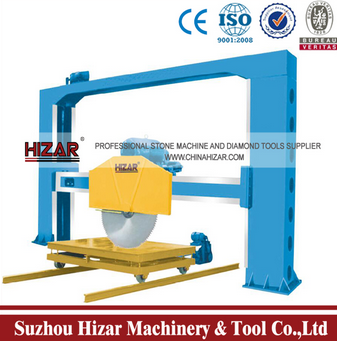 Integral gantry type large block cutter