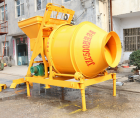 Drum concrete mixer