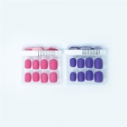 purple /pink fluorescent fake nails artificial nails
