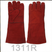 Welding leather gloves