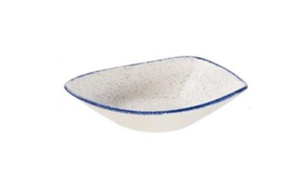 Stonecast Indigo Triangle Bowl 23.5cm