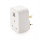 Status Twin Usb Plug Adaptor