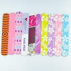 Wholesale custom printed nail file one side personalized emery board factory