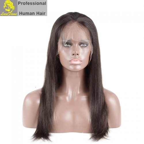 Top Quality Wholesale Brazilian Virgin Straight Hair Full Lace Wig Shipping Free