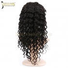 100% remy human hair wig full lace wig deep wave no shedding