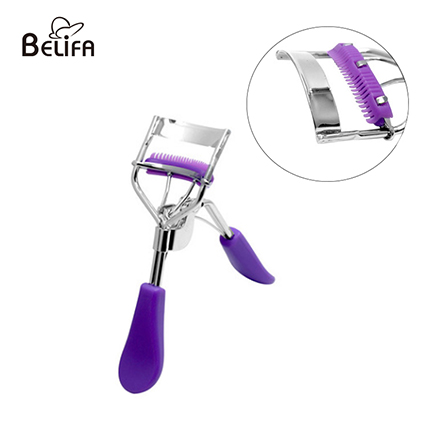 Metal Eyelash Curler With Comb Brush