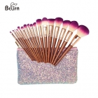 17pcs Professional Rose Gold Makeup Brush Set