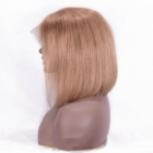 Straight human hair bob wig