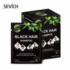 Professional healthy black hair shampoo wholesale fast hair black shampoo 10pcs