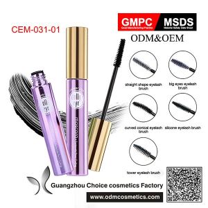 GuangZhou Cosmetics Manufacturers Black Non-clump formula Curl Mascara