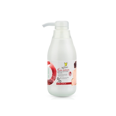 Rose whitening body lotion