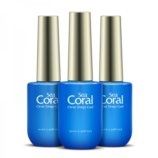 Soak off UV / LED Sea Coral Nail Gel Polish