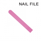 rose red nail file