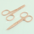Rose Gold Color Manicure Makeup Scissors