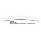 White Curved nail file