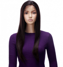 Straight Virgin Human Hair Full Lace Wig