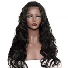 360 Lace Wigs Brazilian Full Lace Human Hair Wigs Natural Hair Line Virgin Unprocessed 100% Human Hair Natural Color Body Wave 180% Density