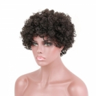 Short Curly Wigs for Women Brazilian Hair Natural Color Wig