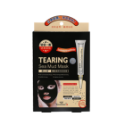 Tearing black mud mask