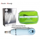 Portable diamond microdermabrasion device