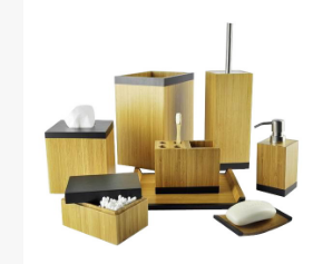 Bamboo accessories set