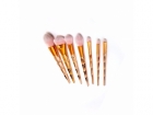 7 Pcs Aluminion Handle Golden Brush Set