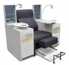 Pedicure Sofa with Nail Table trolley