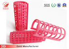 Girl Pink Plastic Hair Rollers Recycled Strong Heat Resistance