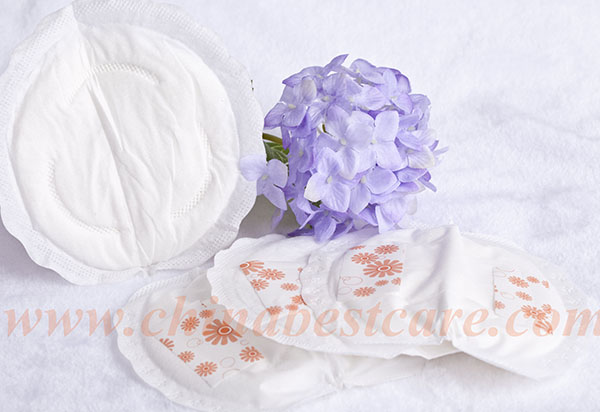 125*130mm Smiling Face Series Disposable Breast pads