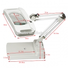 Magnifying glass led lamp, magnifying glass desk lamp