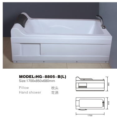 Massage Bathtub (HG-8805-B)