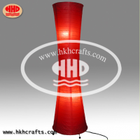 Red Paper Floor Lamp